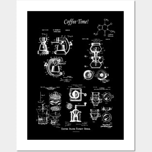 Coffee Lover Gift Coffee Maker Patents Posters and Art